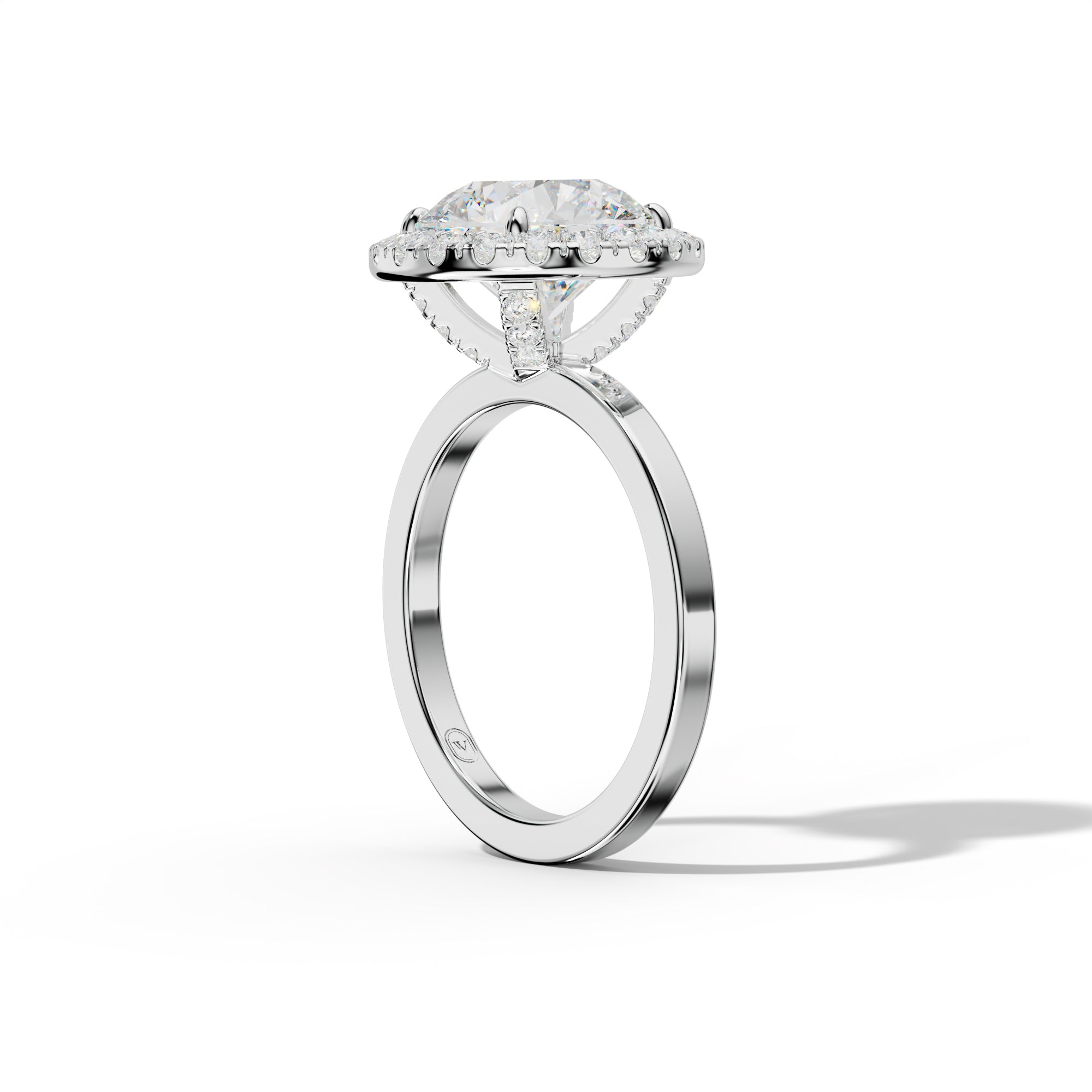 Lila Round Diamond Engagement Ring